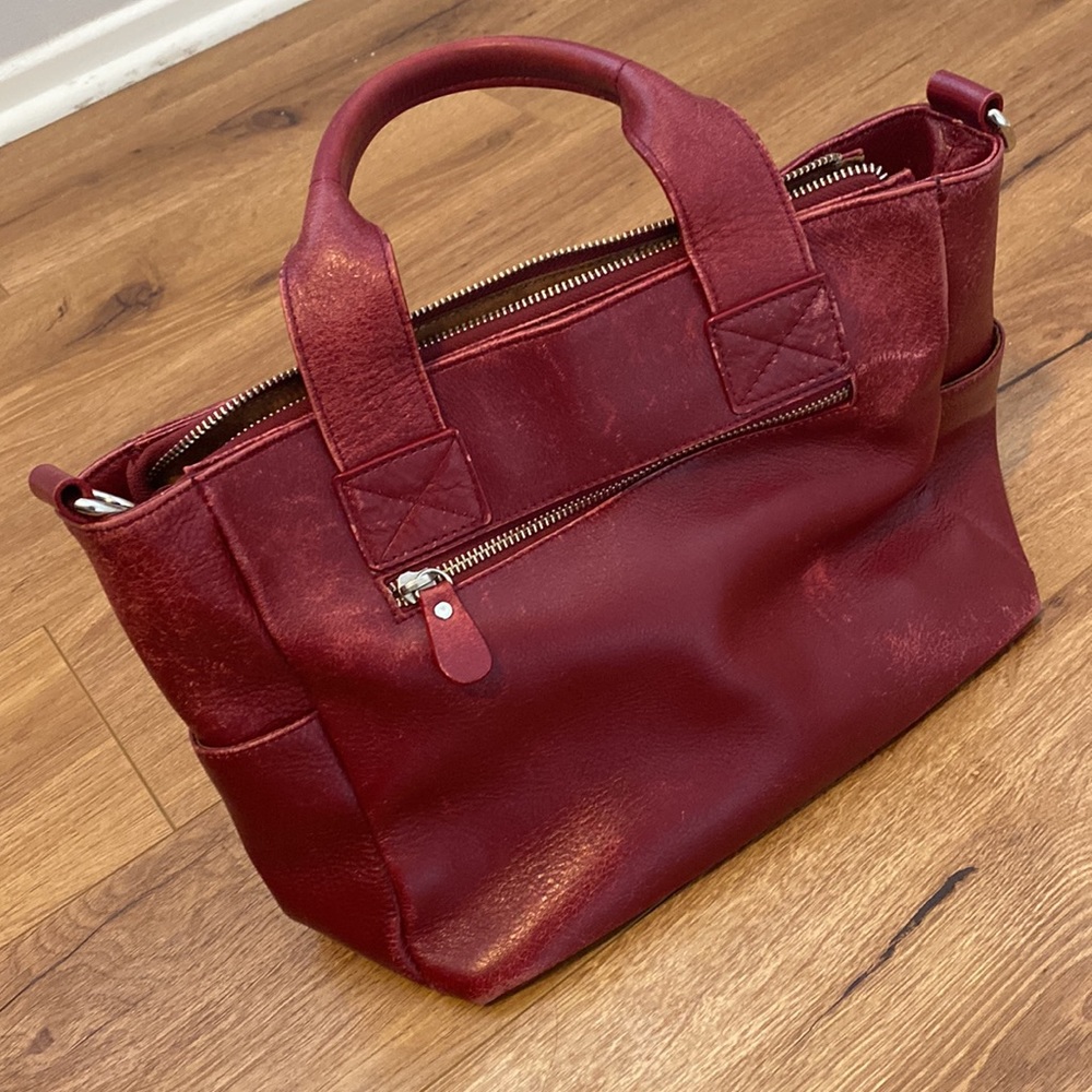 Red Leather Purse (Drake) - Picture 3 of 3